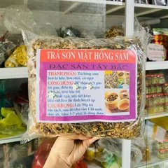 1Kg Trà Sơn Mật Hồng Sâm (Nhiều Hoa Nhài, Cỏ Ngọt) Pha Trà Thanh Nhiệt, Đẹp Da, Hỗ Trợ Thanh Lọc Cơ Thể, Dễ Ngủ