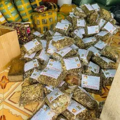 1Kg Trà Sơn Mật Hồng Sâm (Nhiều Hoa Nhài, Cỏ Ngọt) Pha Trà Thanh Nhiệt, Đẹp Da, Hỗ Trợ Thanh Lọc Cơ Thể, Dễ Ngủ