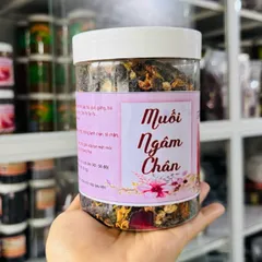 Muối Ngâm Chân Thảo Dược Giúp Thư Giãn, Dưỡng Sinh, Cân Bằng Cơ Thể, Hỗ Trợ Ngủ Ngon (hũ 500g)