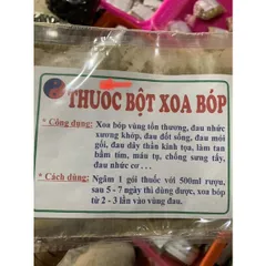 Bột xoa bóp đau nhức xương khớp