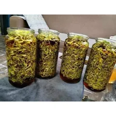 1kg Hoa Đu Đủ Đực khô vụ mới (Sao vàng hạ thổ)