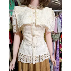 Áo ren  vai thủy thủ vải cao cấp - kiểu dáng peplum, ôm đáp vai Hàng có sẵn giao ngay