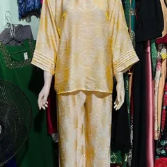 set áo và quần Pháp phục, áo bà ba cách tân tơ ánh xá sang trọng mẫu mới cao cấp Size SMLXL, dưới 70kg mặc đẹp