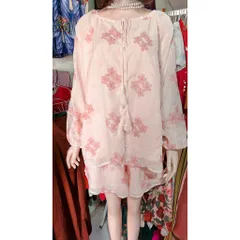(Ảnh chụp thật) Set tơ hoa thêu cúc ngọc dây chuông phối quần sooc sang chảnh, quần có sẵn 2 túi Giá 390k/ cả set