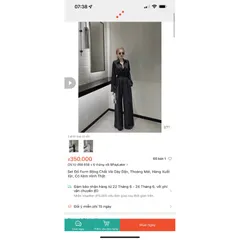 set Bộ cao cấp Quần ống rộng + Áo sơ mi tay dài Set Đồ Form Rộng Chất Vải Dày Dặn, Thoáng Mát, Hàng Xuất Xịn