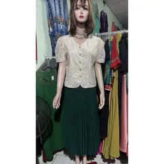 Set áo ren + chân váy Hàng có sẵn giao ngay Size SM Giá 420k/ cả set