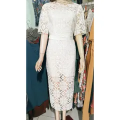 Đầm ren cao cấp  Hàng có sẵn giao ngay L Size SML, eo dươi 76cm mặc đẹp Giá 420k, chất liệu ren cao cấp, đúp lót