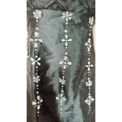 Đầm thiết kế tay lưới phối ren ngực đính đá Chất liệu tapta cao cấp Đá đính kết thủ công Giá 350k Hàng có sẵn giao ngay