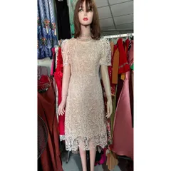 Đầm ren cao cấp  Hàng có sẵn giao ngay  Có đủ size SML Màu kem S và màu trắng ML Giá 399k Chất liệu ren cao cấp