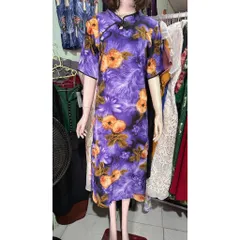Sườn Xám Thanh Lịch, Cổ Điển Hàng có sẵn giao ngay Đủ size SMLXL Eo dưới 80cm mặc đẹp Giá 290k