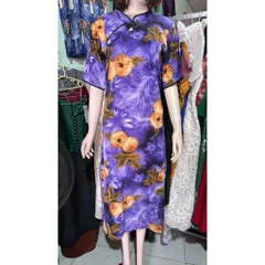 Sườn Xám Thanh Lịch, Cổ Điển Hàng có sẵn giao ngay Đủ size SMLXL Eo dưới 80cm mặc đẹp Giá 290k