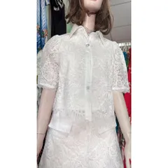 Áo ren siêu đẹp Size SML mặc đẹp Giá 220k Hàng có sẵn giao ngay L Màu trắng