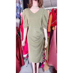 Đầm thiết kế dự tiệc sang chảnh đính hoa eo chất liệu thun poly  2da co giãn xịn xò Đầm  BigSize Đi Cưới Thiết Kế