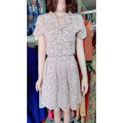 Set áo + chân váy hoa tím Giá 290k Hàng có sẵn giao ngay L Size SML Đi biển đi du lịch siêu đẹp