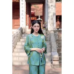 Set bộ Tằm tencel Hoàng Gia phối gấm cực sang sịn ,chất tơ ánh xá cao cấp mềm mịn Giá 490k, người ta đang bán gần 7xx