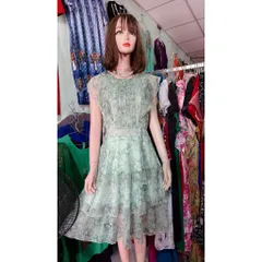 Đầm hoa siêu đẹp Hàng có sẵn giao ngay Size SM Giá 299k Chất liệu voan tơ nhẹ như mây Đúp lót 2 lớp