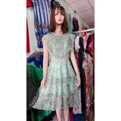 Đầm hoa siêu đẹp Hàng có sẵn giao ngay Size SM Giá 299k Chất liệu voan tơ nhẹ như mây Đúp lót 2 lớp