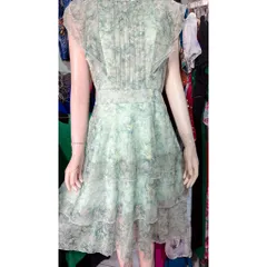 Đầm hoa siêu đẹp Hàng có sẵn giao ngay Size SM Giá 299k Chất liệu voan tơ nhẹ như mây Đúp lót 2 lớp