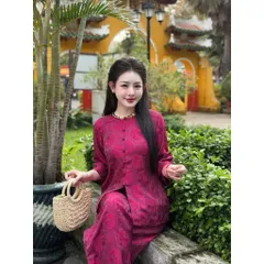 Set Bộ Lam Gấm cổ kết đá sang trọng, hàng sẵn giao ngay Dưới 65kg mặc đẹp Giá 450k/ cả bộ  Chất liệu gấm siêu đẹp