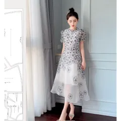 Đầm hoa siêu đẹp Giá 420k Đúp lót 2 lớp Size SMLXL, eo dứoi 78cm mặc đẹp Màu đỏ
