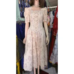 Đầm Tiều Thư Dáng Dài Chất Xô Thêu Hoa Đan Dây Ren  Hàng có sẵn giao ngay Đủ size SML, dưới 65kg mặc đẹp Giá 420k
