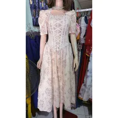 Đầm Tiều Thư Dáng Dài Chất Xô Thêu Hoa Đan Dây Ren  Hàng có sẵn giao ngay Đủ size SML, dưới 65kg mặc đẹp Giá 420k