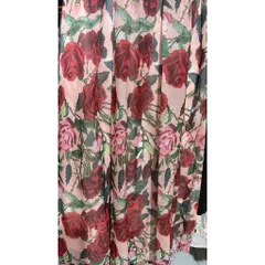 đầm thiết kế, đầm hoa hồng đỏ, cổ vát lệch vai siêu đẹp Giá 390k Hàng có sẵn giao ngay LXL Đủ size SMLXL Đúp lót