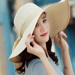 Nón cói, Mũ cói đi biển cho nữ, chất liệu mũ cói mềm phối nơ đẹp (hình chụp thật)-vành to nơ dài Hàng có sẵn giao ngay