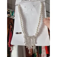 Vòng cổ ngọc nhân tạo sang trọng Hàng có sẵn giao ngay Giá 250k