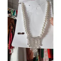Vòng cổ ngọc nhân tạo sang trọng Hàng có sẵn giao ngay Giá 250k