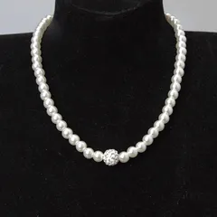 Vòng cổ đính cườm ngọc sang trọng ( phụ kiện trang sức) Hàng có sẵn giao ngay Giá 150k