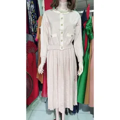 Sét len, chân váy dáng dài mày hồng phấn tôn da  Hàng có sẵn giao ngay Size SML mặc đẹp Giá 350k/ cả set