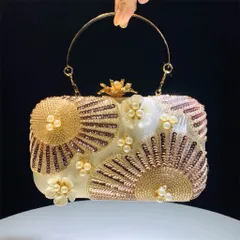 Túi cầm tay ngọc nhân tao hoa mới túi vuông nhỏ đính sequin lấp lánh cho tiệc Hàng có sẵn giao ngay