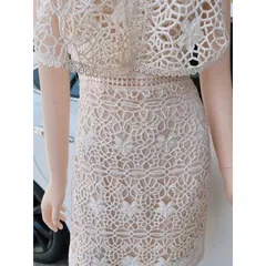 Đầm Thiết Kế Dự Tiệc Ren Trắng Hàng chính chủ ND Size S Hàng có sẵn giao ngay Màu trắng Giá 350k