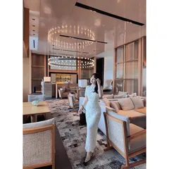 Đầm ren hoa hồng màu kem siêu đẹp Đủ size SMLXL Đúp lót 2 lớp Hàng có sẵn giao ngay Giá 399k