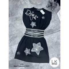 Set áo đính kết va chân váy kèm lót quần Màu trắng và đen Hàng có sẵn giao ngay S Giá 390k/ cả set Hàng cao cấp