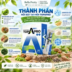 Thực Phẩm Bổ Sung TOPAPRO – Protein Thực Vật Từ Đậu Hà Lan, Bổ Sung Acid Amin Thiết Yếu & Khoáng Chất