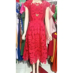 Đầm ren đỏ cao cấp