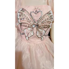 Đầm tầng cao cấp đính kết đá Hàng có sẵn giao ngay Giá 450k Màu hồng baby Size SML, eo dưới 76cm mặc đẹp