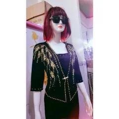 Đầm vest kết đá cao cấp, kết đá thủ công tỉ mỉ Hàng có sẵn giao ngay Màu xanh đậm Đủ size tới 80kg Giá 450k