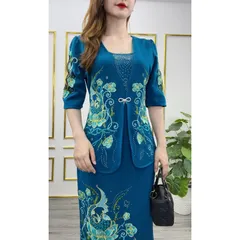 Đầm giả vest siêu đẹp và sa✅ co giản 4 chiều, MẶC THÕA MÁT, THẤM HÚT MỒ HÔI TỐT, CHẤT VÃI KHÔNG NHĂN NHÀU