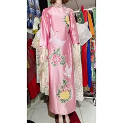 Áo dài cho mẹ, áo dài lụa ruby cao cấp  Đủ size S - 3XL Áo Dài Mẹ, Áo Dài Bà Sui Cao Cấp Chất Lụa Ruby