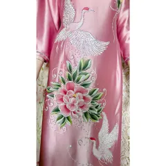 Áo dài cho mẹ, áo dài lụa ruby cao cấp  Đủ size S - 3XL Áo Dài Mẹ, Áo Dài Bà Sui Cao Cấp Chất Lụa Ruby