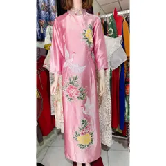 Áo dài cho mẹ, áo dài lụa ruby cao cấp  Đủ size S - 3XL Áo Dài Mẹ, Áo Dài Bà Sui Cao Cấp Chất Lụa Ruby