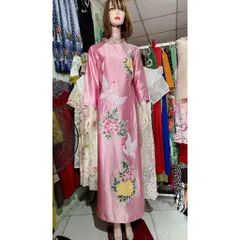 Áo dài cho mẹ, áo dài lụa ruby cao cấp  Đủ size S - 3XL Áo Dài Mẹ, Áo Dài Bà Sui Cao Cấp Chất Lụa Ruby