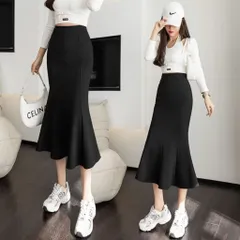 Chân Váy Đuôi Cá Dáng Dài Form Ôm Xòe tôn dáng siêu đẹp Chất Liệu Umi Hàn cao cấp,Co Giãn  Chiều dài chân váy 86cm