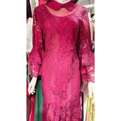 Đầm ren cao cấp Đúp lót 2 lớp Hàng có sẵn giao ngay Giá 290k Eo dưới 72cm mặc đẹp Màu đỏ đô