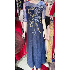 Đầm dạ hội đính kết Hàng có sẵn giao ngay Eo dưới 100cm mặc đẹp Giá 390k, chất liệu co giãn dễ mặc