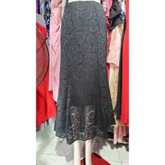 Chân Váy dáng Dài  Đuôi Cá Ren Màu đen Size SMLXL Hàng có sẵn giao ngay Giá 250k Đúp lót 2 lớp, eo có bo chun co giãn