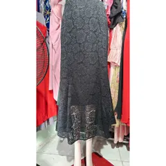 Chân Váy dáng Dài  Đuôi Cá Ren Màu đen Size SMLXL Hàng có sẵn giao ngay Giá 250k Đúp lót 2 lớp, eo có bo chun co giãn
